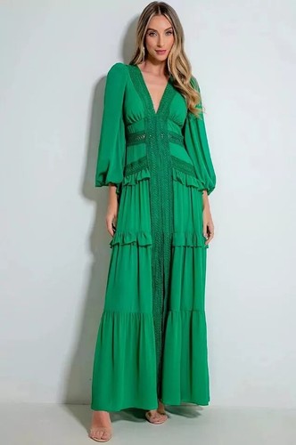 Abito vestito donna maxi lungo