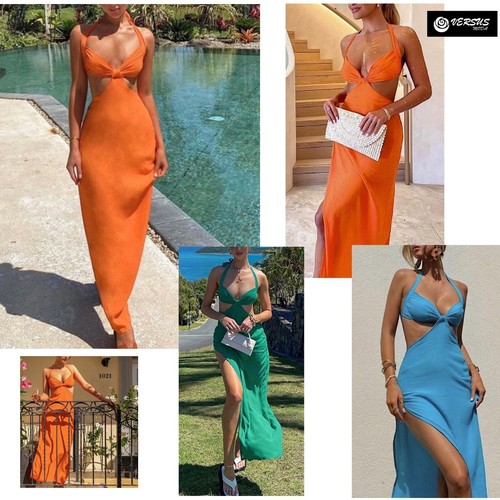 Vestito abito lungo donna - vestito,