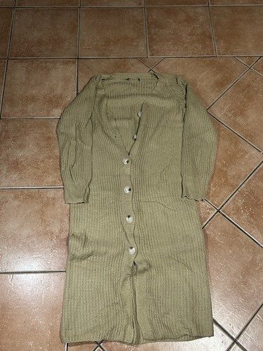 Abito maglione donna verde - , a