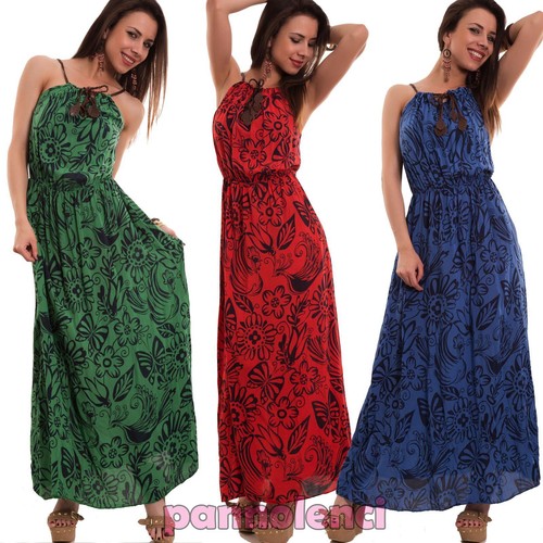 Vestito donna lungo abito