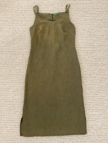 Abito lungo benetton verde - lungo,
