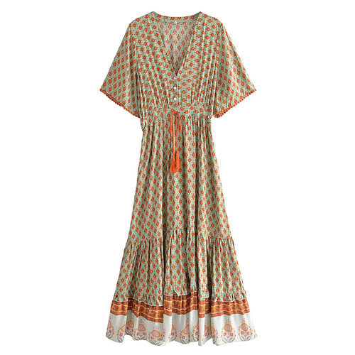 Abito lungo boho estivo - lungo,