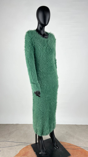 Abito lungo verde