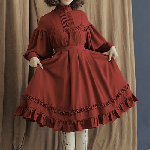 Donna lolita abito balze - donna,